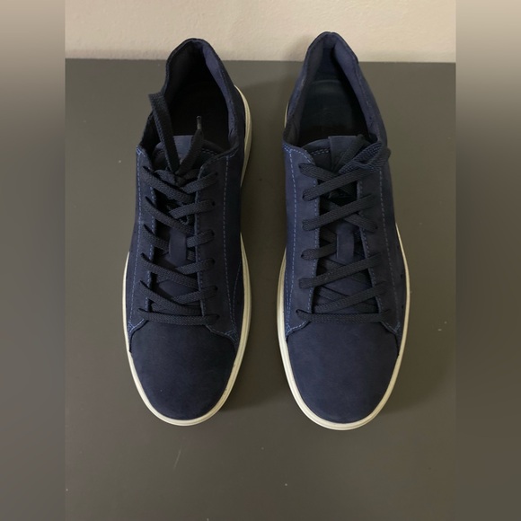 ECCO Men's Soft 7 Sneaker Shoes Size US 11.5 EU 45 Blue  Low Top Lace Up.NWOT - Picture 1 of 14